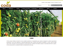 Tablet Screenshot of coda-agri.com